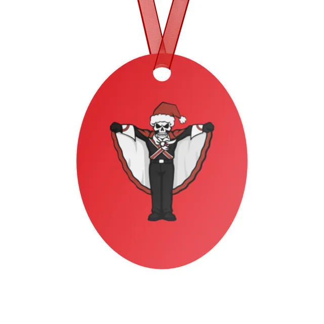 CrossWalk - Santa Bones Double-sided ornaments