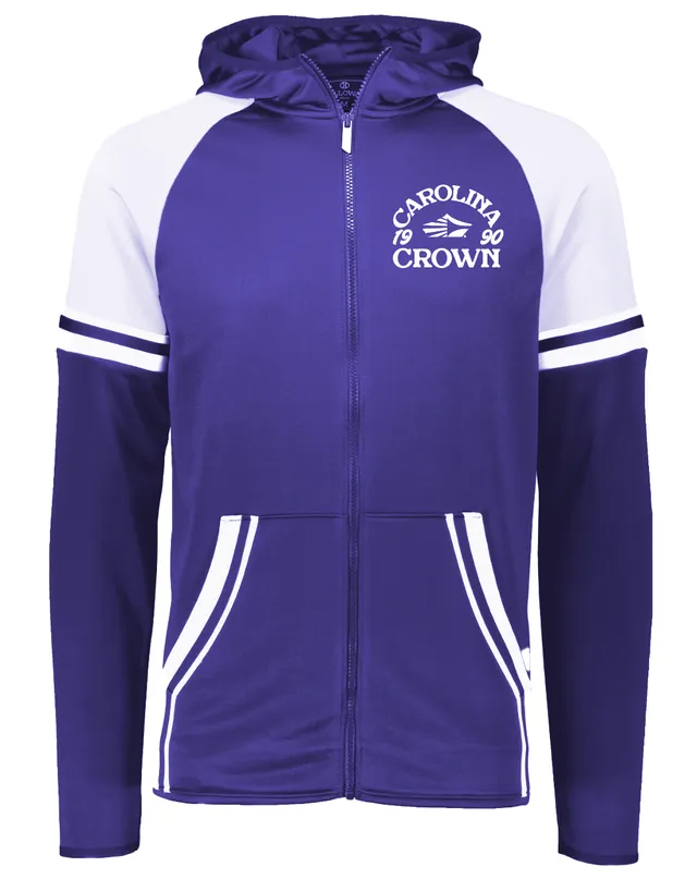Retro Full-Zip Jacket (Purple/White)