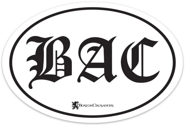 BAC Magnet - White (6" x 4")