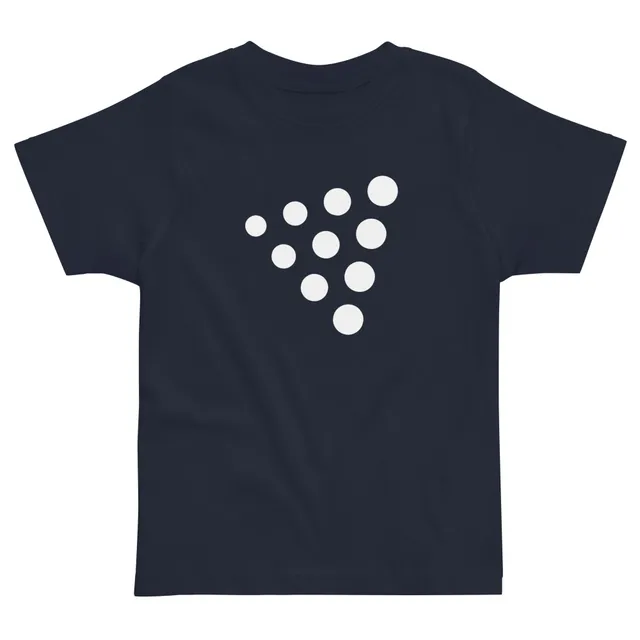 Toddler White Dots Tee