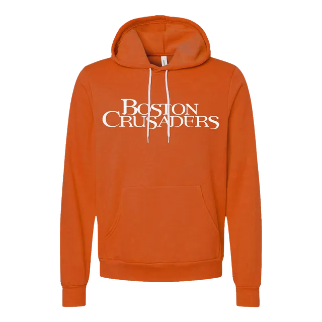 Orange Hooded Sweatshirt