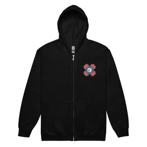 2026 Zip Up Hoodie (Black, Red, Grey, or White)