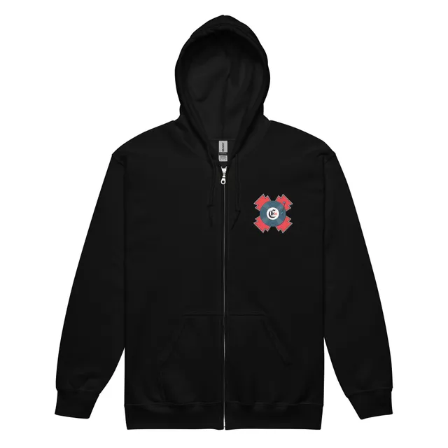 2026 Zip Up Hoodie (Black, Red, Grey, or White)