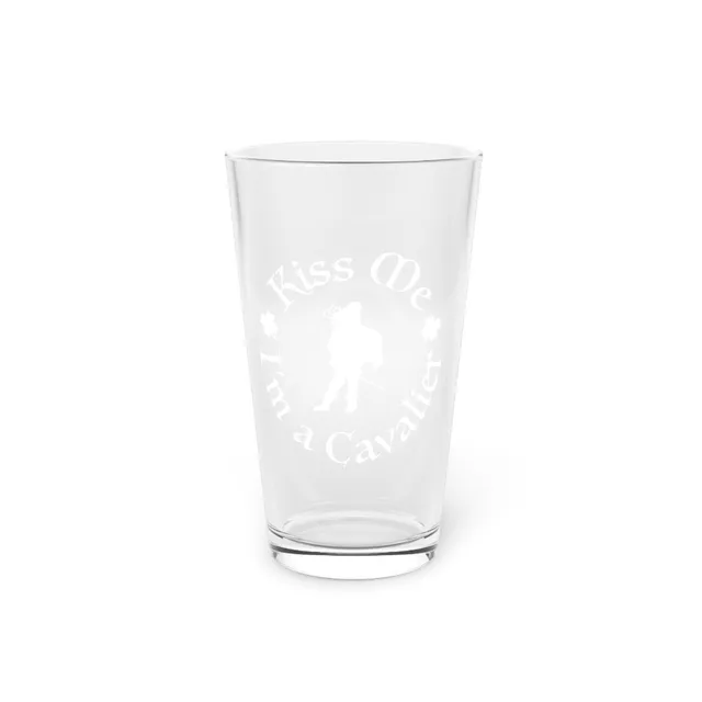 Kiss Me Pint Glass