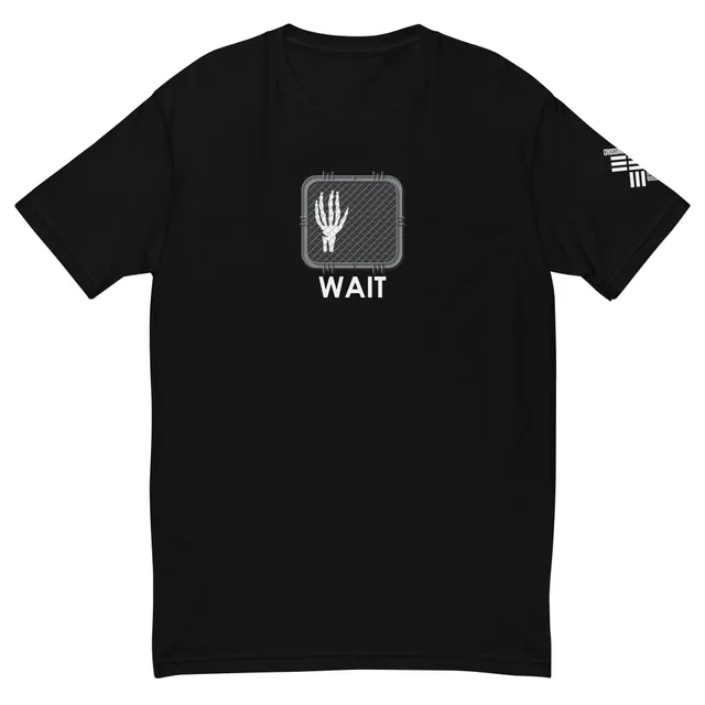 WAIT Men's with sleeve art Short Sleeve T-shirt