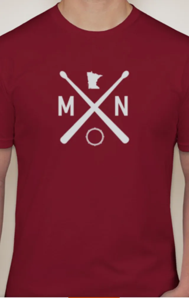 Winter Drum Line T-Shirt – Red