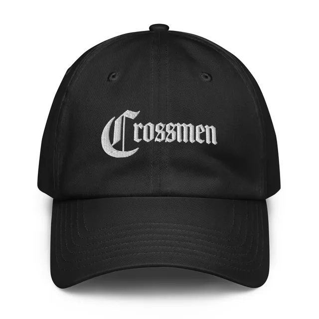Under Armour® Crossmen White Script Hat (Black or Red)