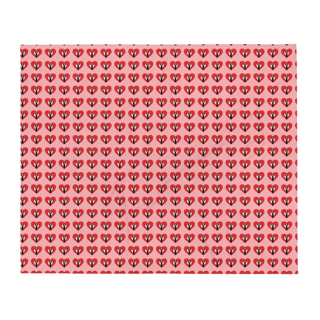 Red Heart Bones Blanket