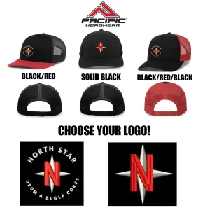 North Star Drum & Bugle Corps Pacific Headwear Trucker Snapback Cap #104C