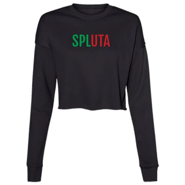 SPLUTA Cropped Fleece Crew