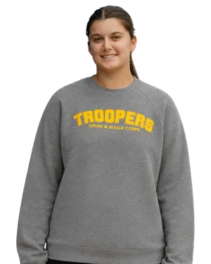 Gray Sabers Fleece Crew