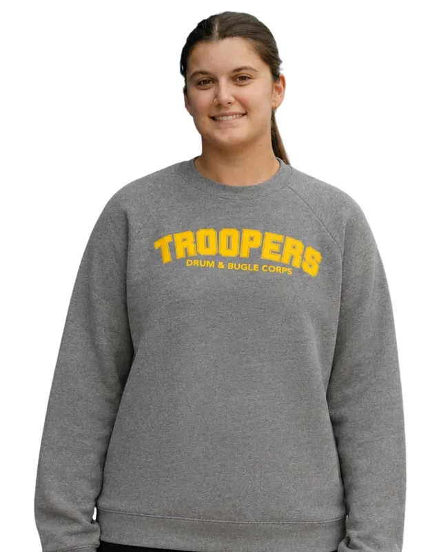 Gray Sabers Fleece Crew