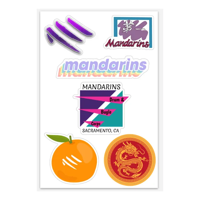 2025 Edition Sticker Sheet - Mandarins