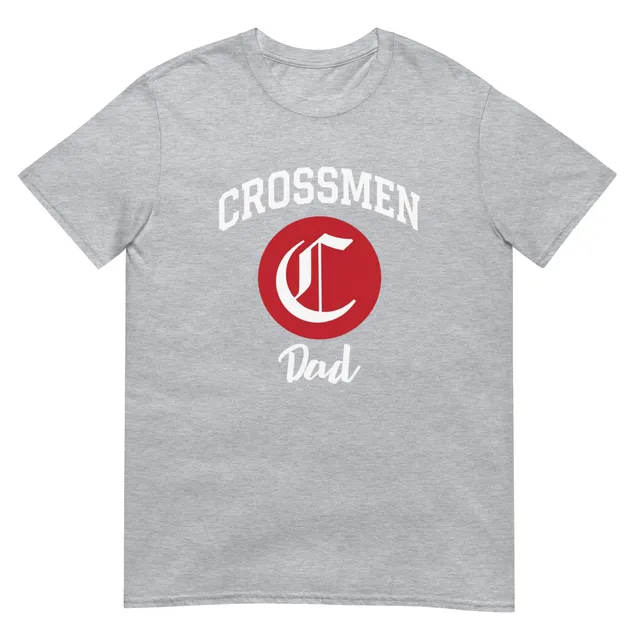 Crossmen Dad script Short-Sleeve Shirt (Black, Grey, or White)