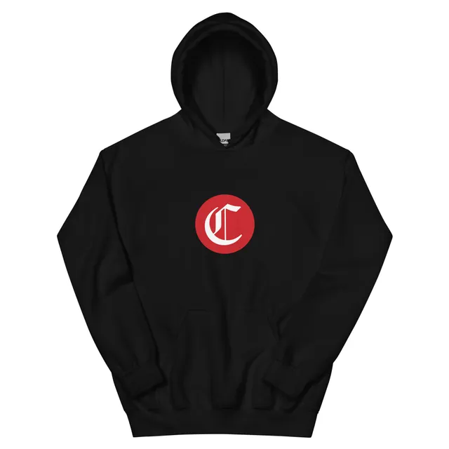 Circle C Unisex Hoodie (Red, Gray, White and Black)