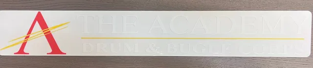Academy Window Decal "Long"