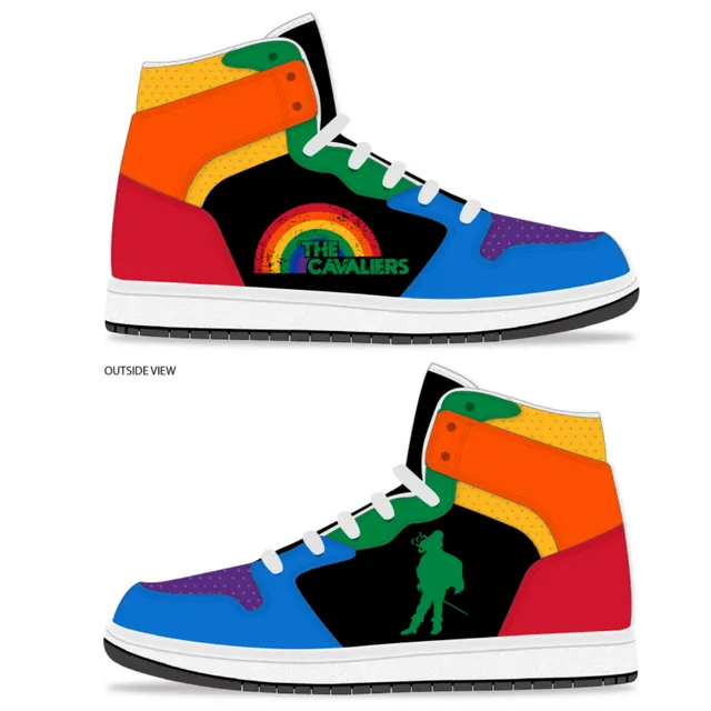 Cavaliers Rainbow Baller High Top