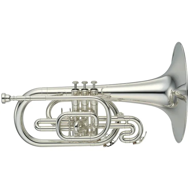 Yamaha Silver Plated Mellophone YMP-204MS