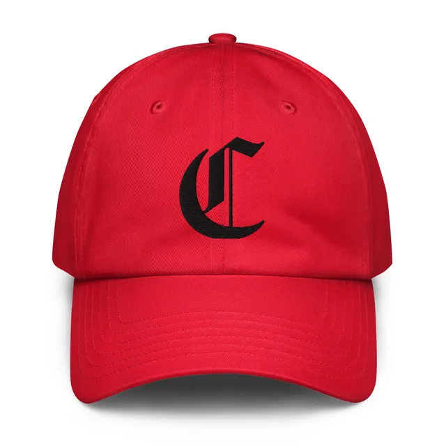 Under Armour® Crossmen Black C Hat (Red or White)