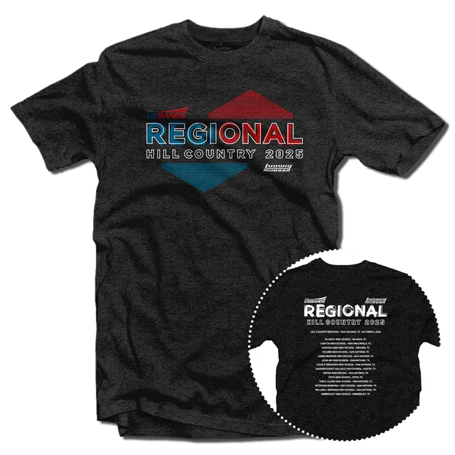 2025 USBands Hill Country Regional T-Shirt