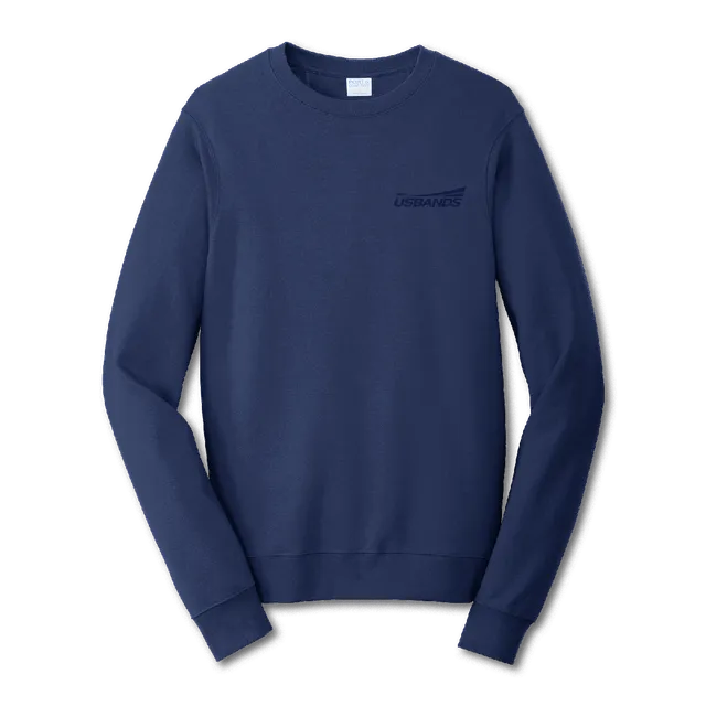 USBands Embroidered Logo Crewneck