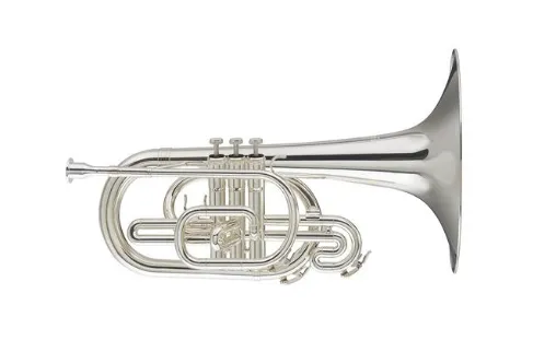 Blessing Marching Mellophone in F, Silver. New.