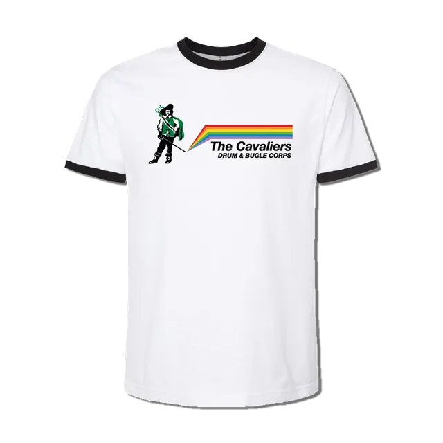 Cavaliers Vintage Rainbow Ringer T-Shirt