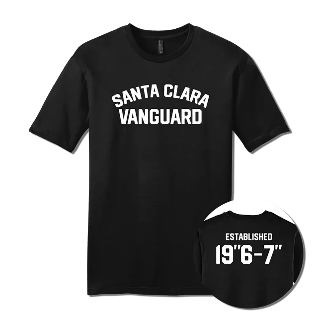 Santa Clara Vanguard 6-7 Black T-Shirt