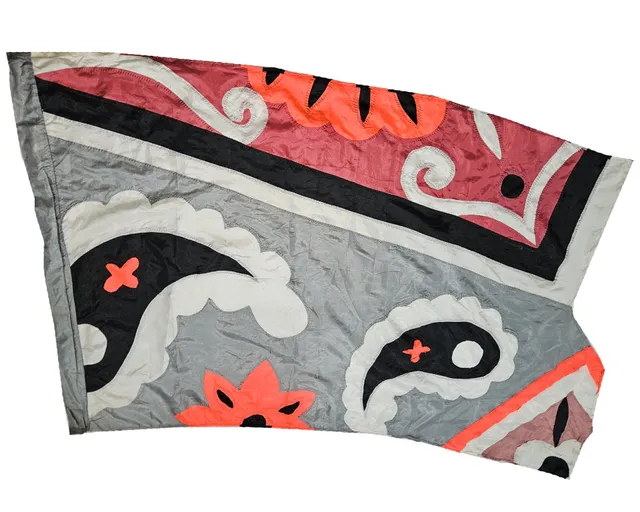Music City Pink and Black Paisley Flag