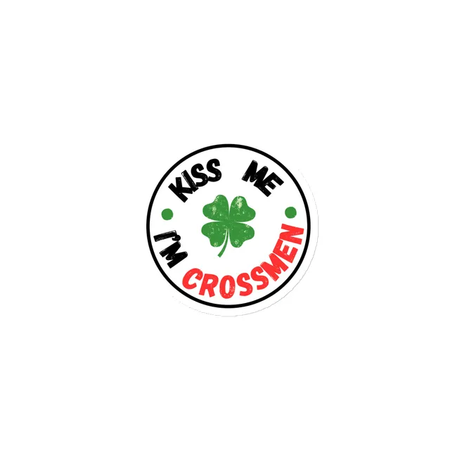 Kiss Me I'm Crossmen Magnet