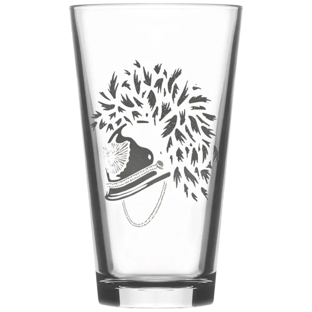 Helmet Pint Glass