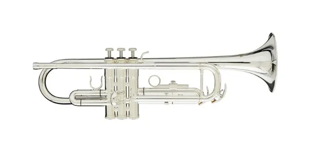 Blessing Bb Trumpet, .460 Bore, Silver-Plated with Case - New