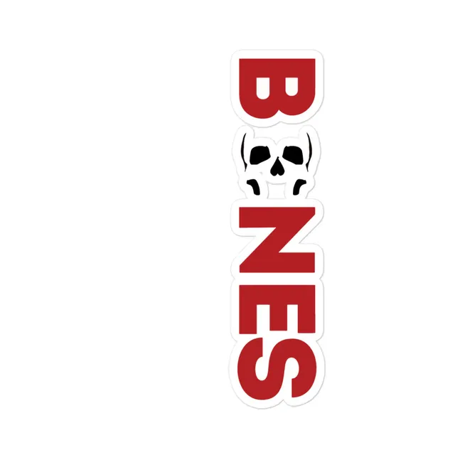 Vertical "Bones" Sticker