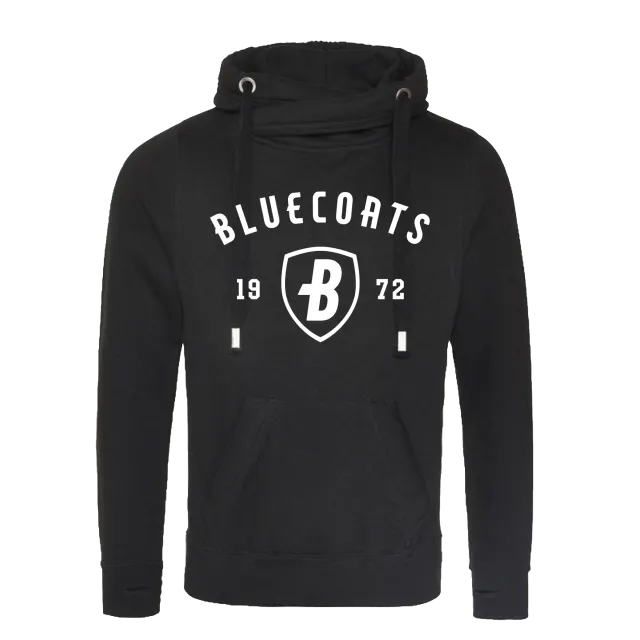 Black Crossneck Hoodie