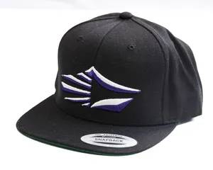 3D Crown Snapback (Black)