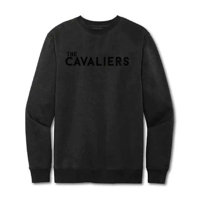 Cavaliers Black Crewneck