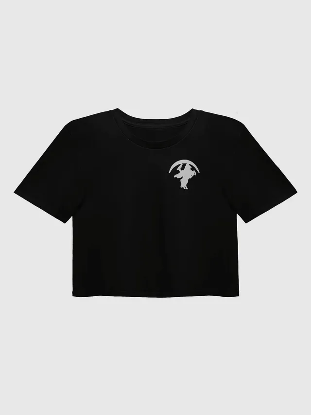 Umbrella Silhouette Women's Crop Top
