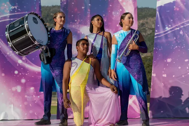 Sol et Luna Color Guard Costumes