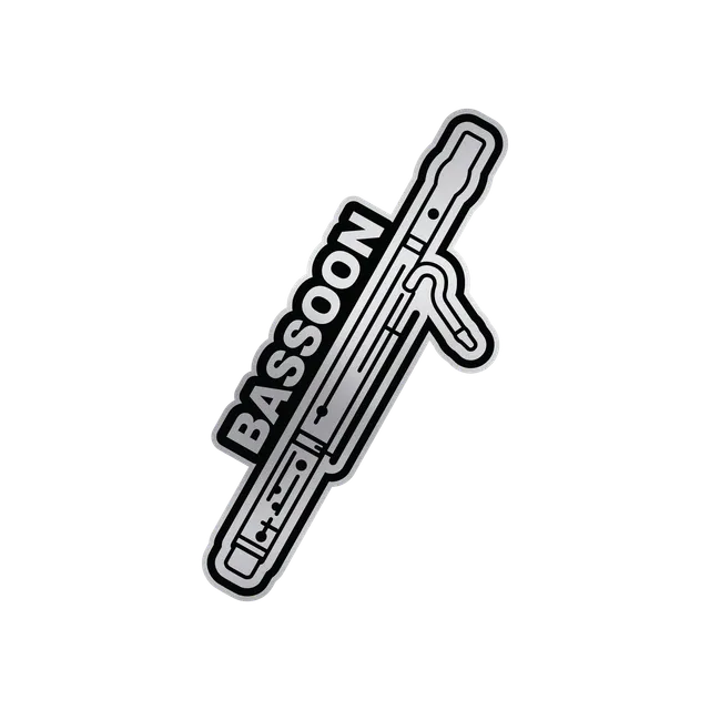 Bassoon Sticker
