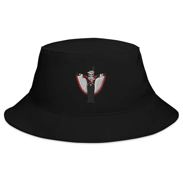 Bones Bucket Hat (white and black)