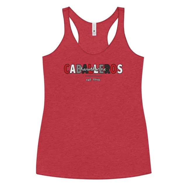 Block Script Women’s Racerback Tank