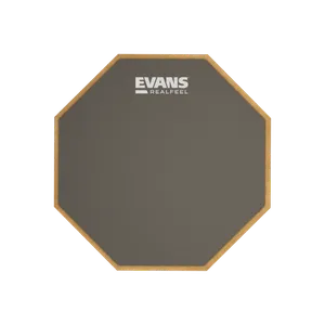 12" Evans RealFeel Single Sided Practice Pad