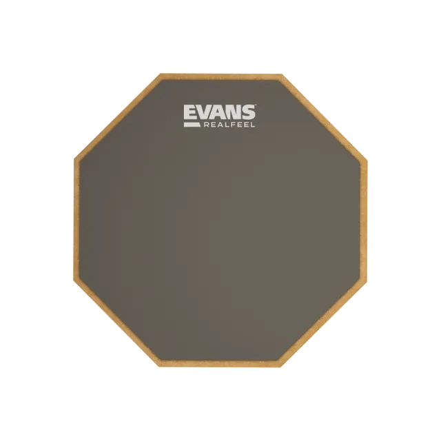 12" Evans RealFeel Single Sided Practice Pad