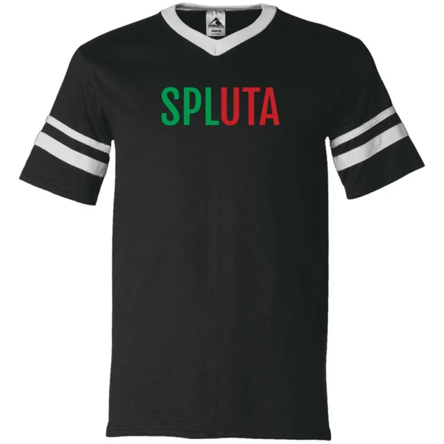 SPLUTA V-Neck Sleeve Stripe Jersey