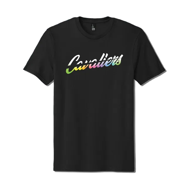 Cavaliers Rainbow Script T-Shirt