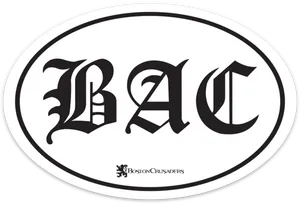 BAC Sticker (6" x 4")