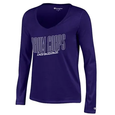 DCI Ladies Long Sleeve V-Neck