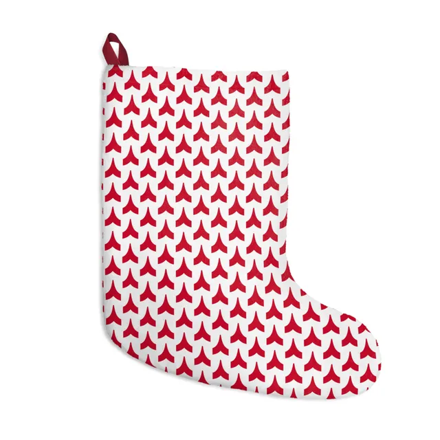 Red Chevron Stocking