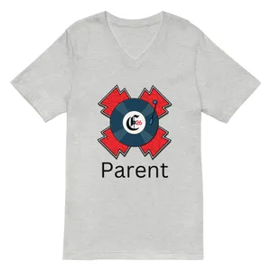 2026 Parent Short Sleeve V-Neck (Grey or White)