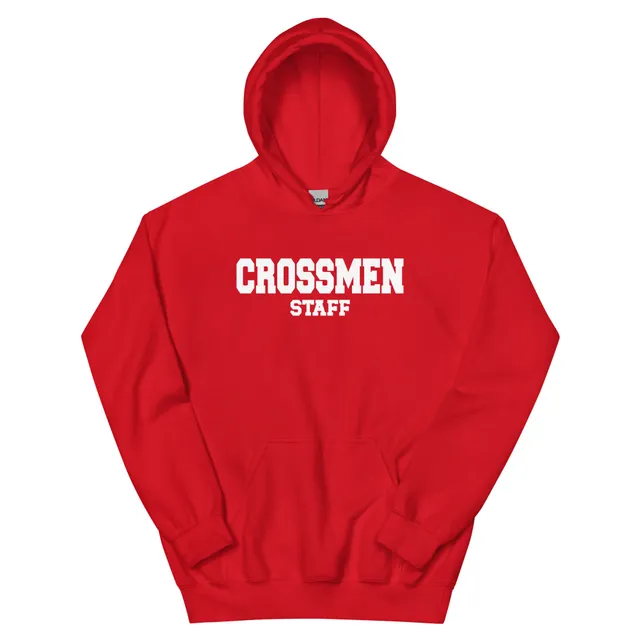 Staff hoodie (Red & Black)